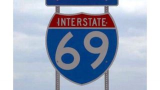 Sign on I-69 i69