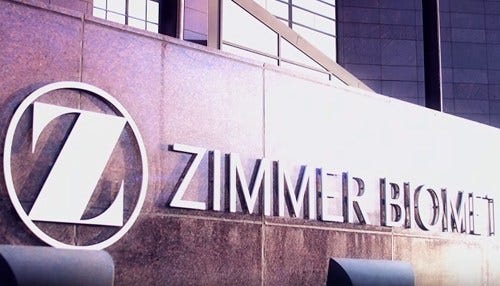 Zimmer Biomet Reports Profit in First Quarter as Combined Company