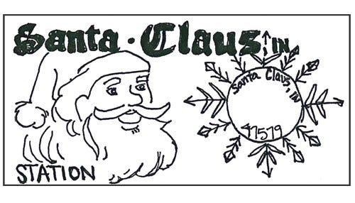 Santa Claus Unveils Annual Postmark Design