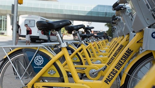 Bikesharing Continues Uphill Trend in Indiana