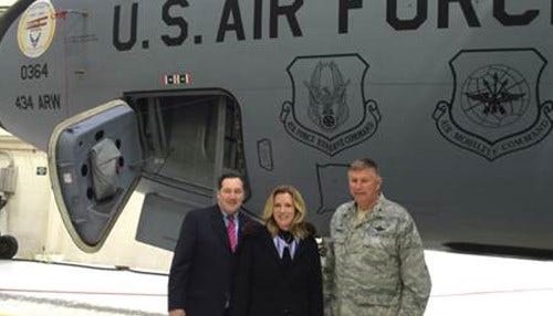 Air Force Secretary Visits Grissom